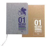 「エヴァンゲリオン、初号機リフトオフ！」フェアの対象商品の一部である「ハードカバーノート／初号機」。