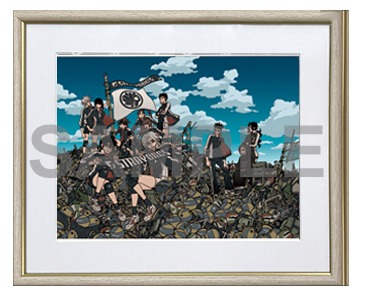 展示・販売される複製原画のサンプル。