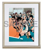 展示・販売される複製原画のサンプル。