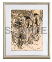 展示・販売される複製原画のサンプル。