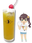 ドリンク「新里あおい マンゴージュース＋バニラアイス＋ホイップ＋チェリー」