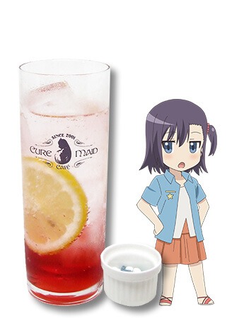 ドリンク「宮内ひかげ グァバシロップ×ソーダ＋レモン＋パチパチキャンディ」