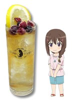 ドリンク「富士宮このみ シロップ×ソーダ×ブラックティー＋レモン＋ミックスベリィ」