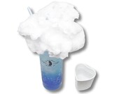 スペシャルドリンク「あおのソーダ ブルーキュラソー×ソーダ×星型ナタデココ＋わたあめ＋パチパチキャンディ」