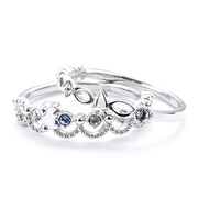 文月海モデルのリング。