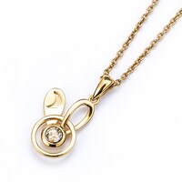 師走駆モデルのネックレス。