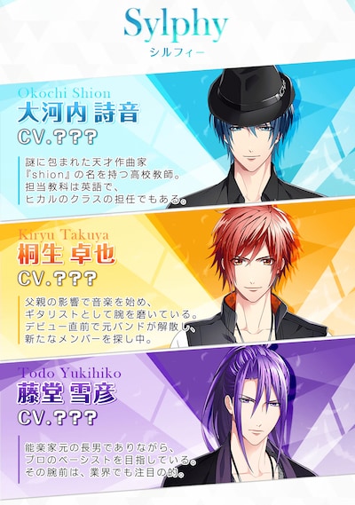 Sylphy（シルフィー）のキャラクタービジュアル。