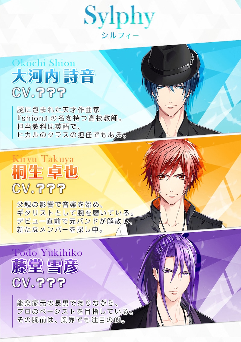 Sylphy（シルフィー）のキャラクタービジュアル。