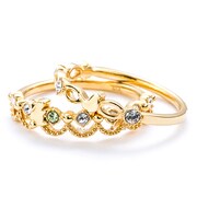 弥生春モデルのリング。