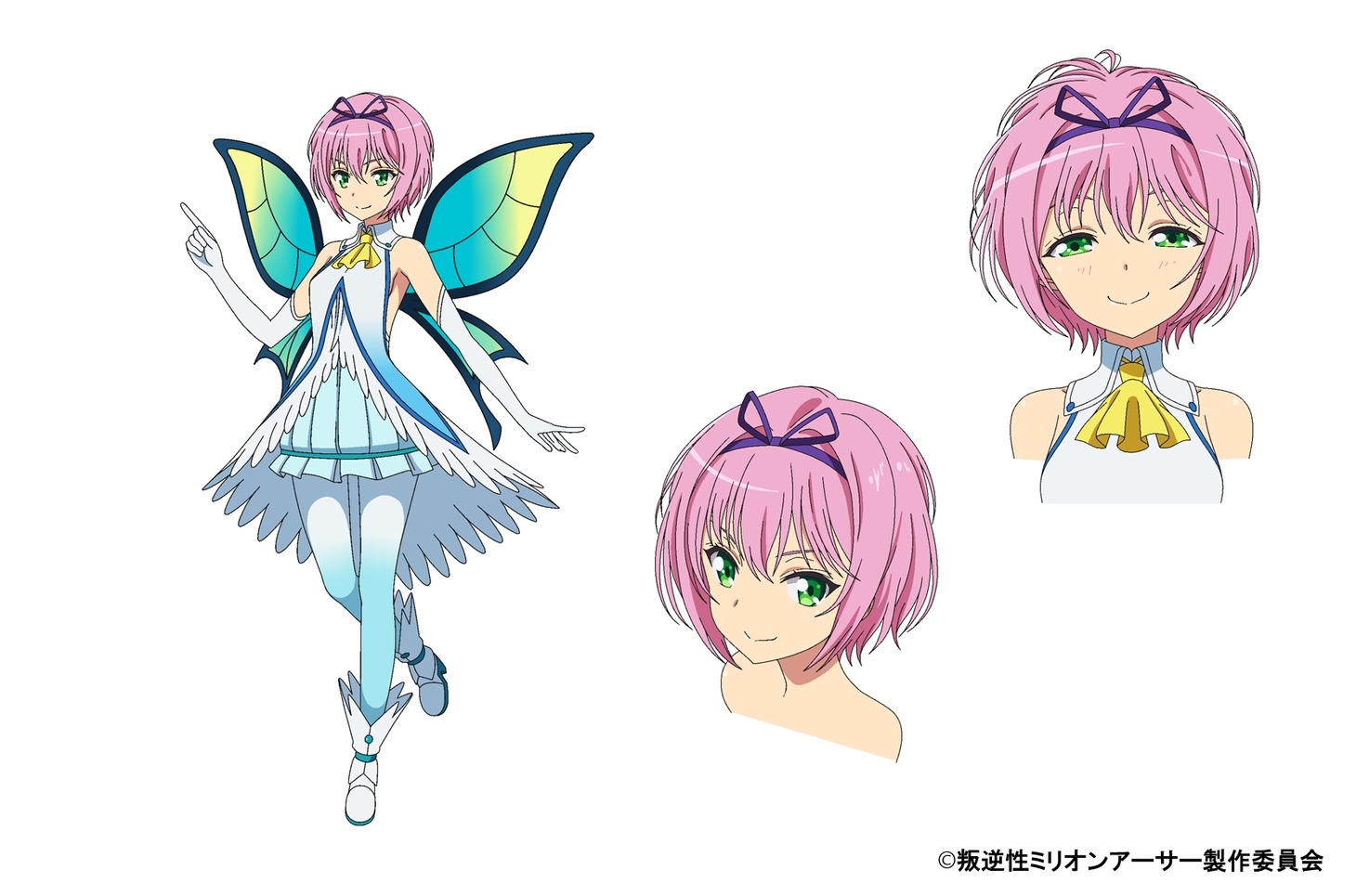 ティターニア（CV：高橋李依）。鉄拳アーサーのサポート妖精。自信過剰なワガママお姫様だが、憎めない可愛らしさがある。猪突猛進な鉄拳アーサーにダメ出しや突っ込みを入れながらも、自分も適所で天然にやらかすなど、息は合う様子。