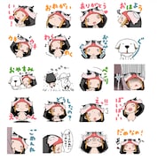 「たすけてまおうさま」LINEスタンプ。