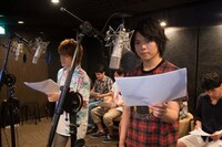 アフレコの様子。