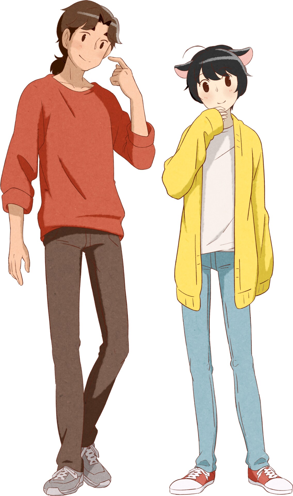 ダイスウとミョウのビジュアル。