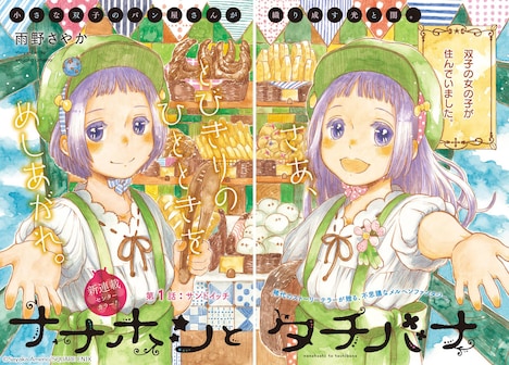 雨野さやか「ナナホシとタチバナ」扉ページ (c)Sayaka Ameno/SQUARE ENIX