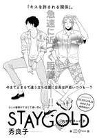 秀良子「STAYGOLD」の扉ページ。