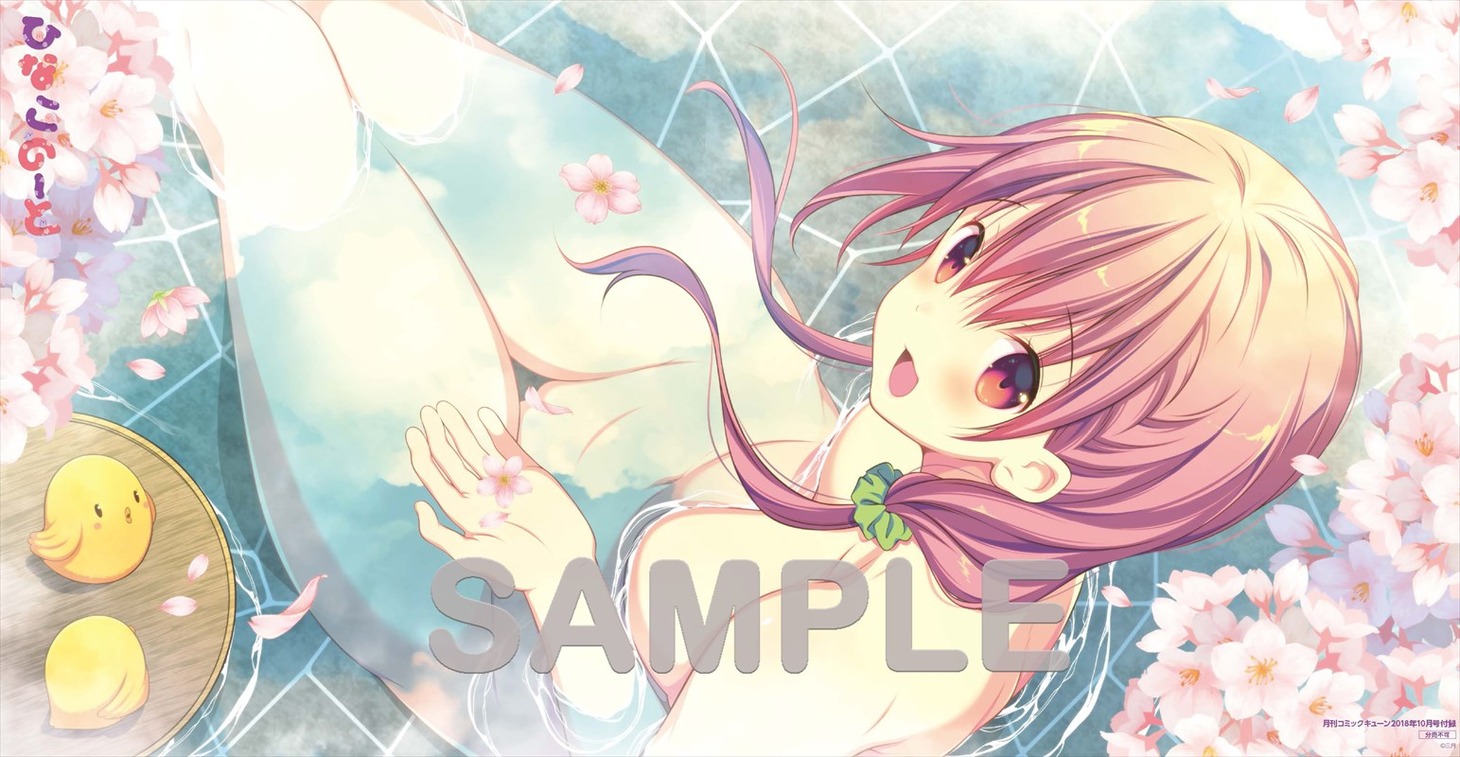付録の「ひなこのーと」お風呂ポスター。