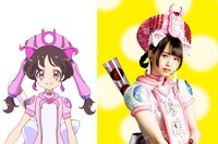 三品瑠香の設定画。