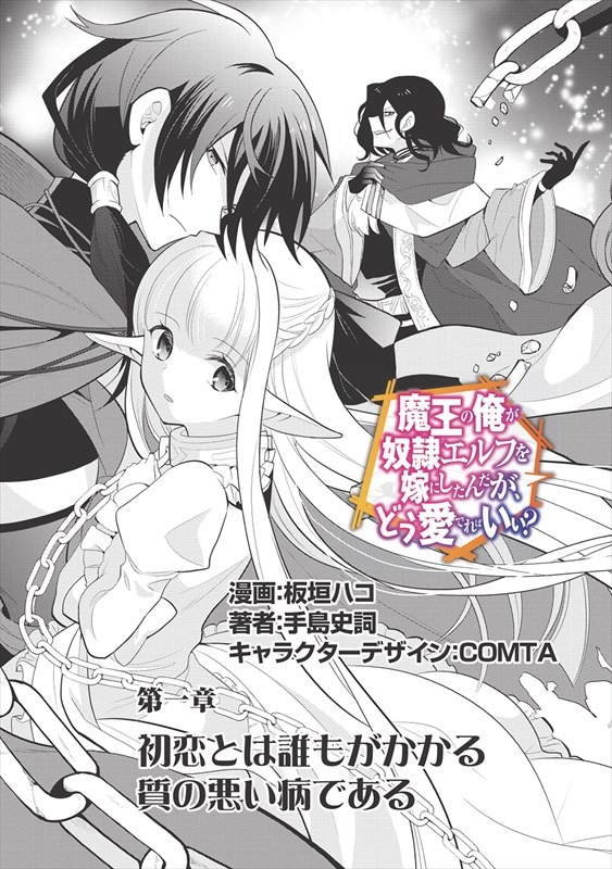 「魔王の俺が奴隷エルフを嫁にしたんだが、どう愛でればいい？」より。