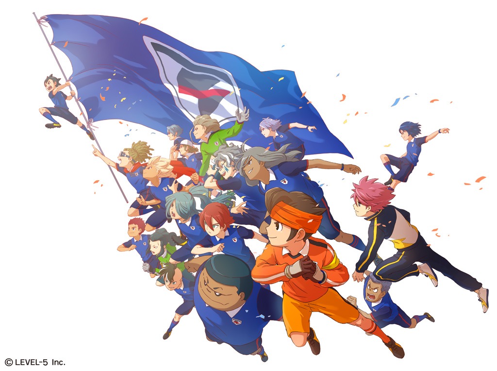 「イナズマイレブン オリオンの刻印」日本代表“イナズマジャパン”のメンバー。