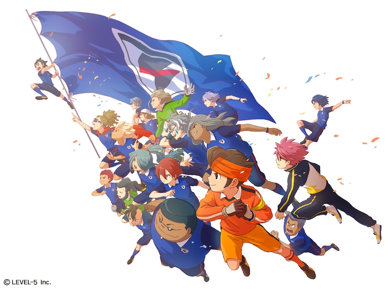 「イナズマイレブン オリオンの刻印」日本代表“イナズマジャパン”のメンバー。