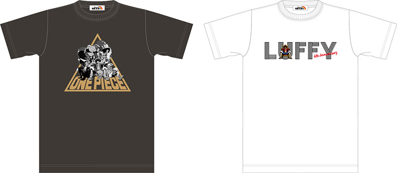 「ONE PIECE」のTシャツ。