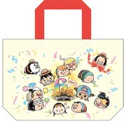 店舗で3500円以上グッズを購入した人に配布される「“ムギムギ”エコバック」。