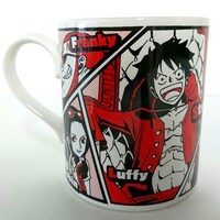「ONE PIECE」のマグカップ。