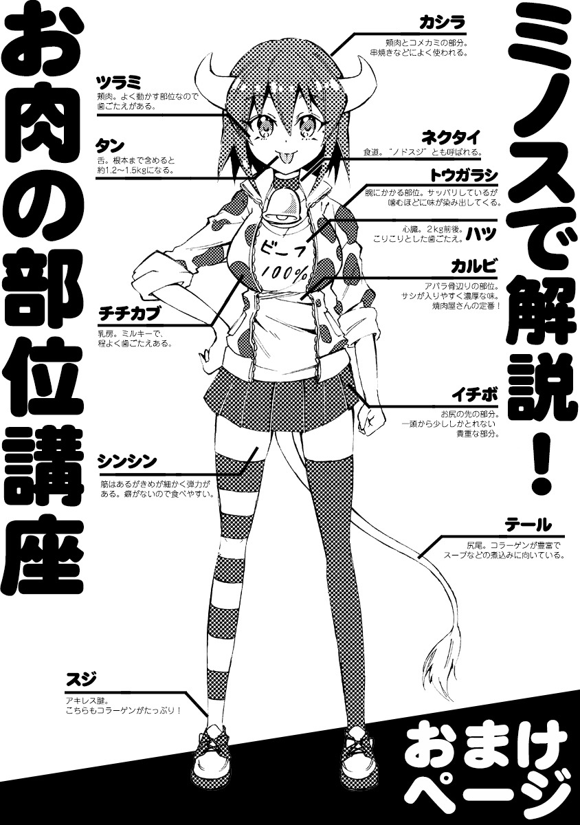 「ミノスのビーフ100％」より。