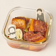 「キュバちゃん特製 豚の角煮と適当に刻んだ野菜」