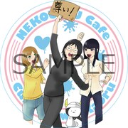 コラボカフェでもらえるコースターの1種。