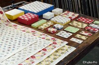 「ドラえもん」をモチーフにした和紙アイテム。