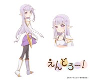 セイラ(CV:夏川椎菜)のキャラクター設定画。