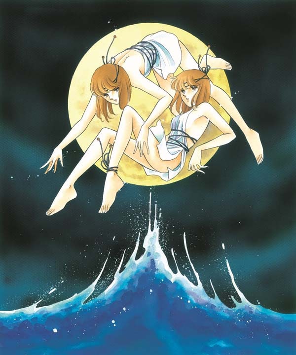 海の闇、月の影」カット - 「篠原千絵原画展」オリジナルグッズ多数 