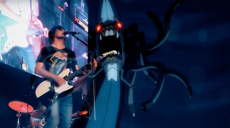 「フリクリ」×the pillowsコラボMVより。