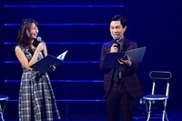 左から司会を務めた宇垣美里アナウンサー、岩井勇気（ハライチ）。