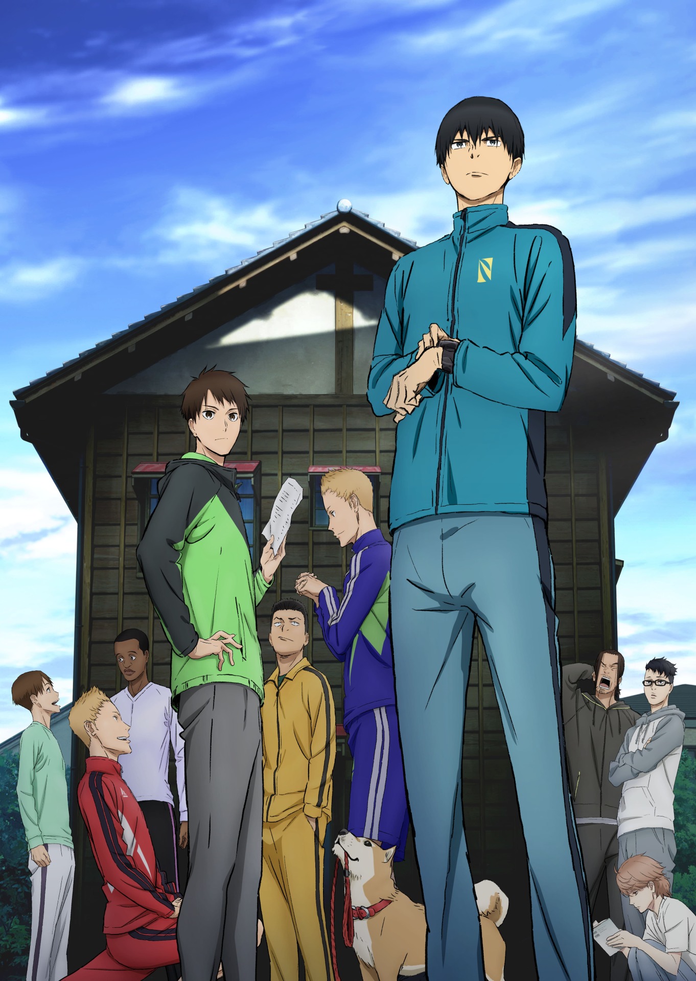 テレビアニメ「風が強く吹いている」キービジュアル