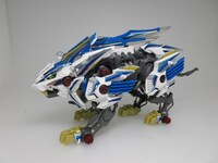 限定の銀獅子シールが貼られたワイルドライガー。