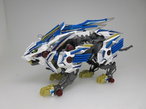 限定の銀獅子シールが貼られたワイルドライガー。