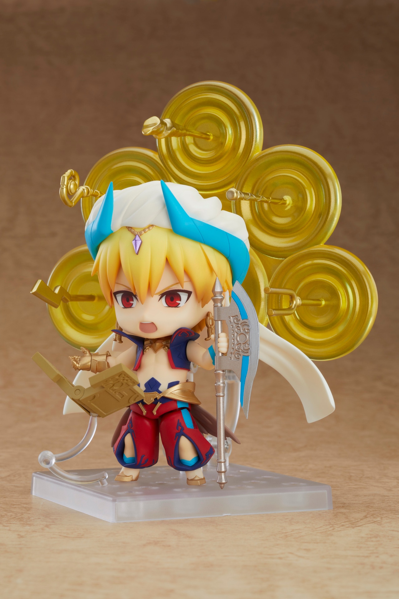 「ねんどろいど キャスター/ギルガメッシュ 霊基再臨 Ver.」