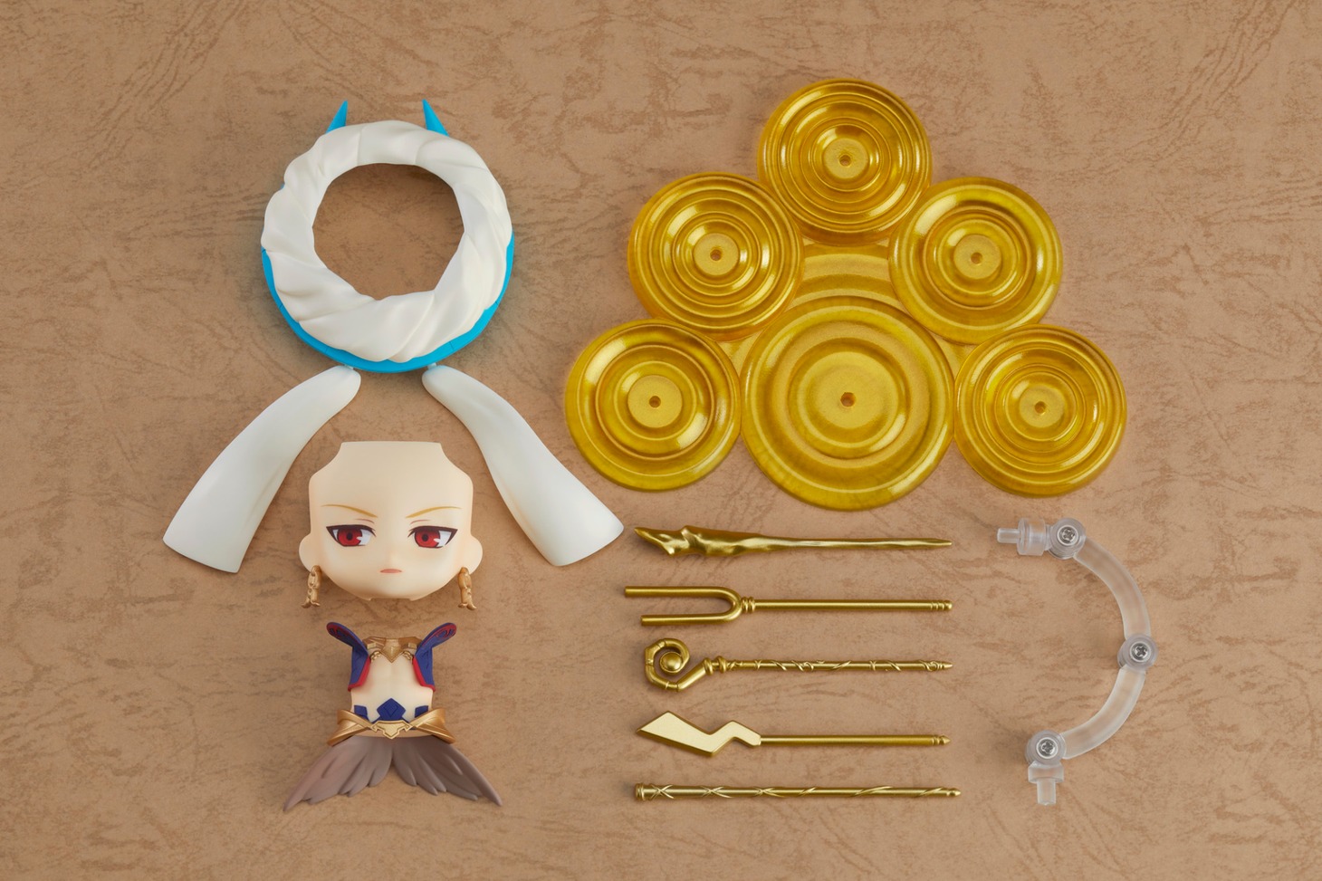 「ねんどろいど キャスター/ギルガメッシュ 霊基再臨 Ver.」