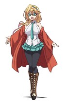 アヘ顔Wピース先生（CV：赤崎千夏）。 永遠野誓の作品のイラストを担当するイギリス出身のイラストレーター。メガネの似合う朗らかな巨乳美女だが、あらゆるエロをこよなく愛し、隙あらばエロネタを口走っている。