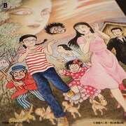 「栞と紙魚子 キャンバスアート」