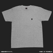「栞と紙魚子 晩餐Tシャツ」グレー