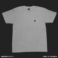 「栞と紙魚子 晩餐Tシャツ」グレー