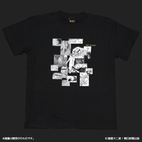「栞と紙魚子 恐怖Tシャツ」ブラック