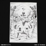 「栞と紙魚子 ボリスロングスリーブTシャツ」ブラック