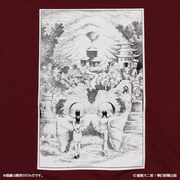 「栞と紙魚子 ボリスロングスリーブTシャツ」バーガンディ