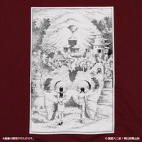 「栞と紙魚子 ボリスロングスリーブTシャツ」バーガンディ