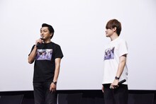 左から三上哲、天崎滉平。