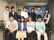 タテアニメ「むすんでひらいて」アフレコの様子。